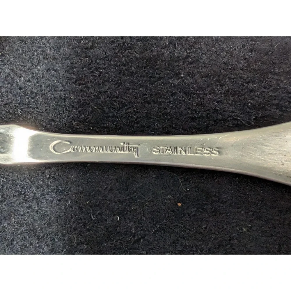 Oneida Community Paul Revere Grapefruit Spoons Stainless Flatware 5 7/8 Set of 7